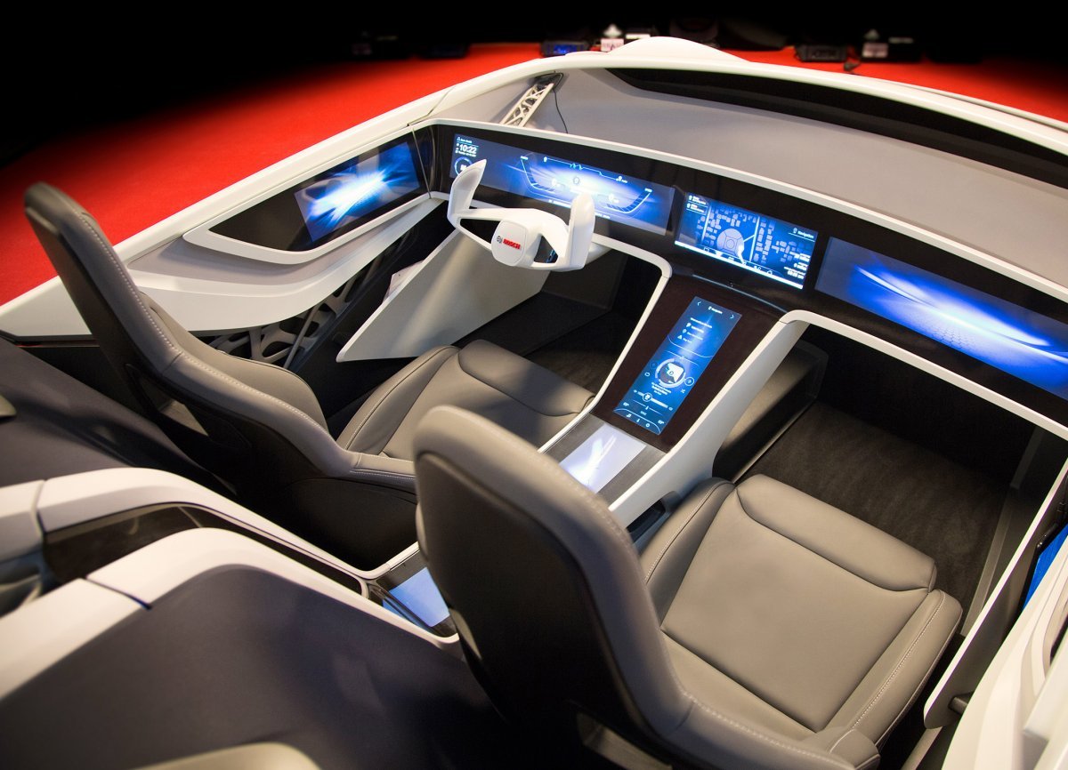 Bosch driverless car interior concept