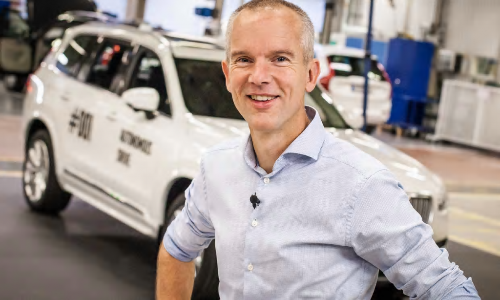 Erich Coelingh, Senior Technical Leader at Volvo Cars with 1st autonomous XC90 in Drive Me pilot in Gothenberg, Sweden