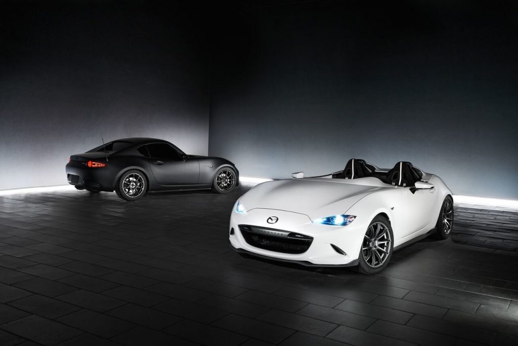 Mazda MX-5 Miata RF Kuro and MX-5 Speedster Concepts Debut in Sin City (PRNewsFoto/Mazda North American Operations)