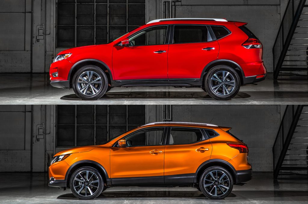 2017 Nissan Rogue and Rogue Sport