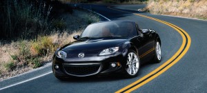 2015 Mazda MX-5 Miata on road